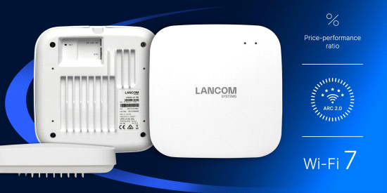 LANCOM LW-700: nieuw wifi 7 access point met elegant design